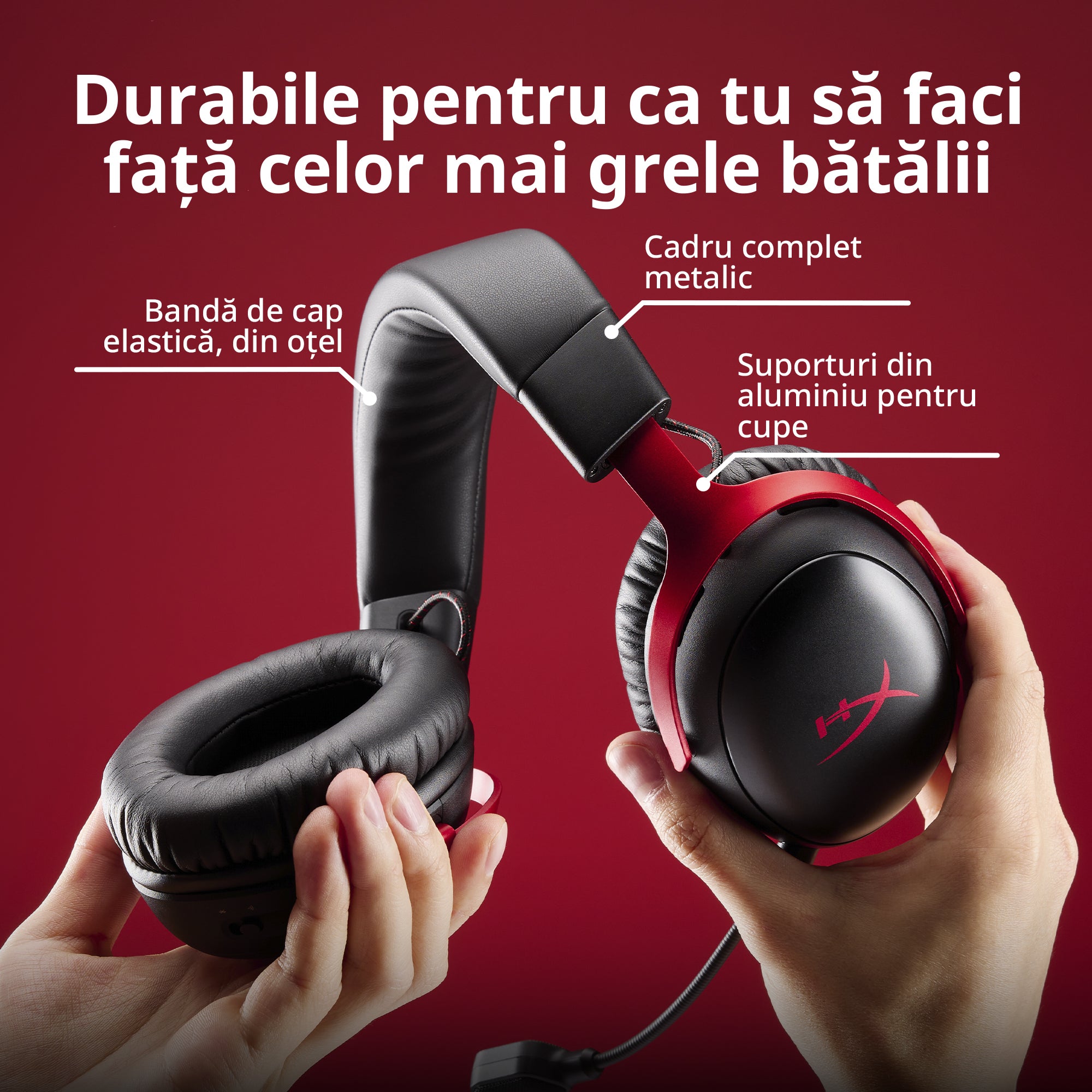 Casti HP HyperX Cloud III S WS,&nbsp;negru "A59YZAA"