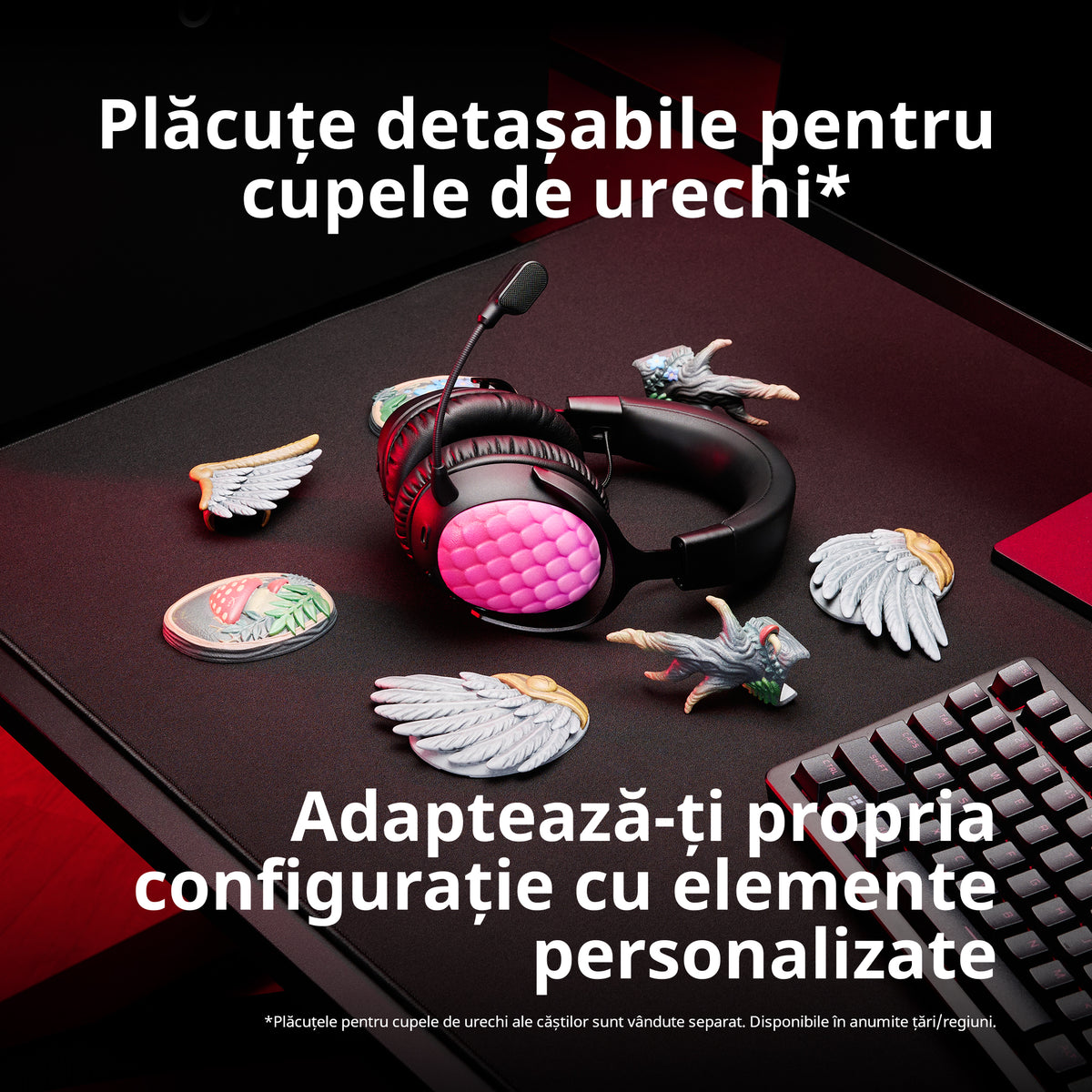 Casti HP HyperX Cloud III S WS,&nbsp;ng-rosu 