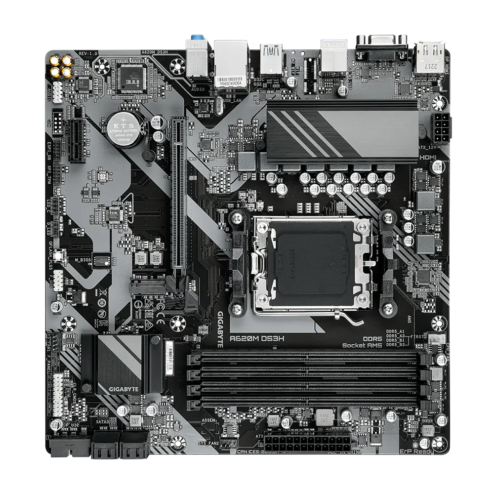 Placa de baza GIGABYTE A620M DS3H "A620M DS3H"