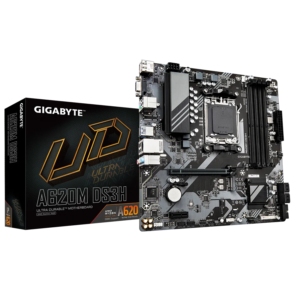 Placa de baza GIGABYTE A620M DS3H "A620M DS3H"