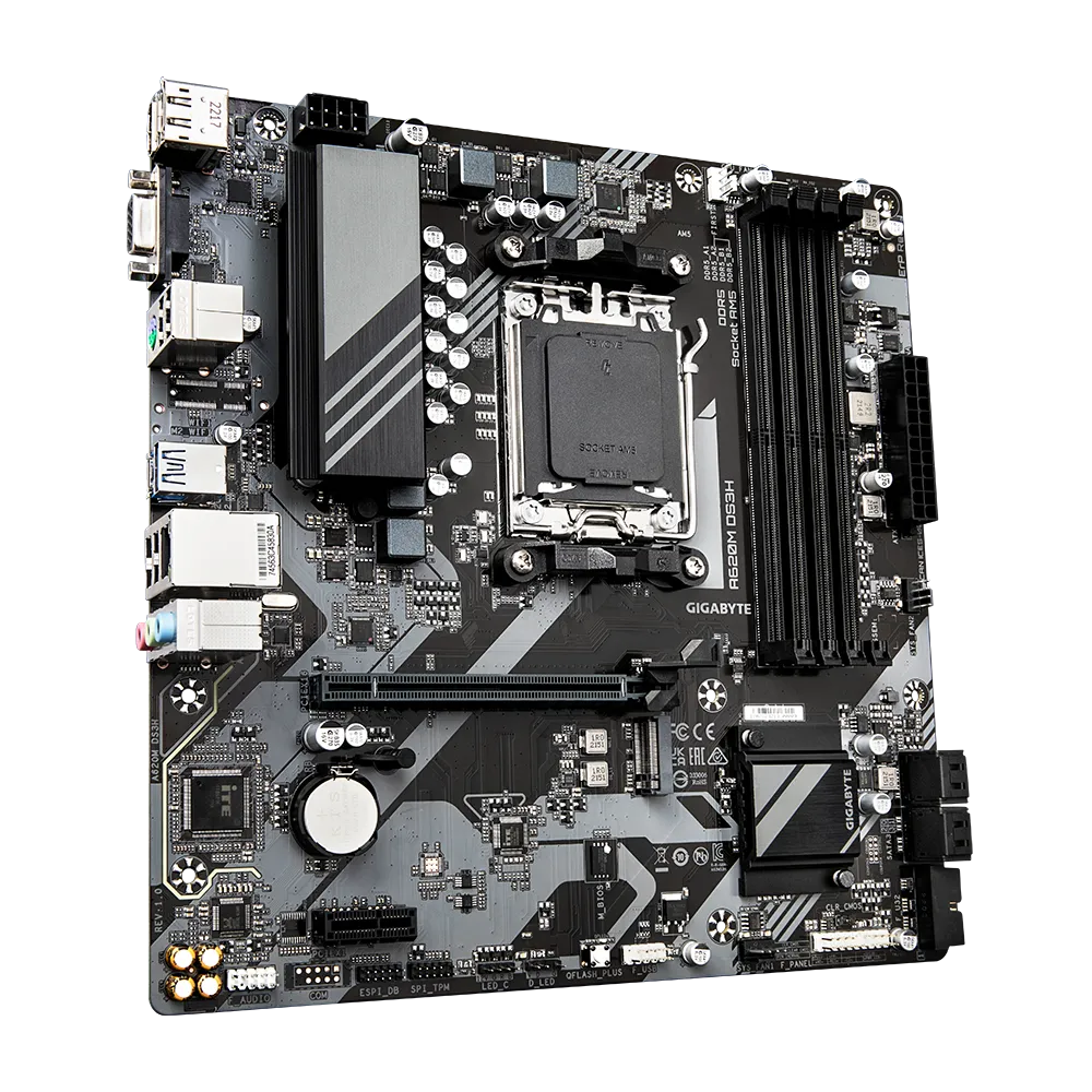 Placa de baza GIGABYTE A620M DS3H "A620M DS3H"