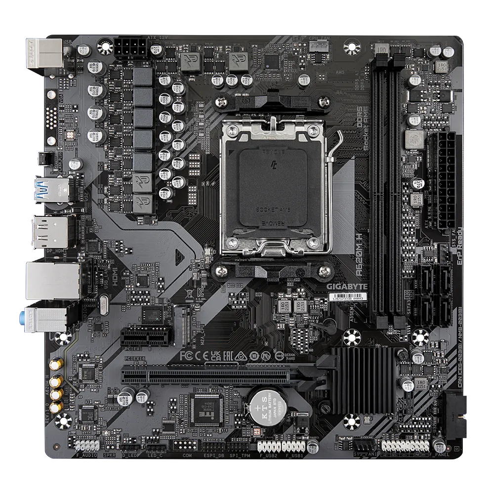 GIGABYTE A620M H AM5 2xDDR5 4xSATA 1xM.2 mATX MB "A620M H"