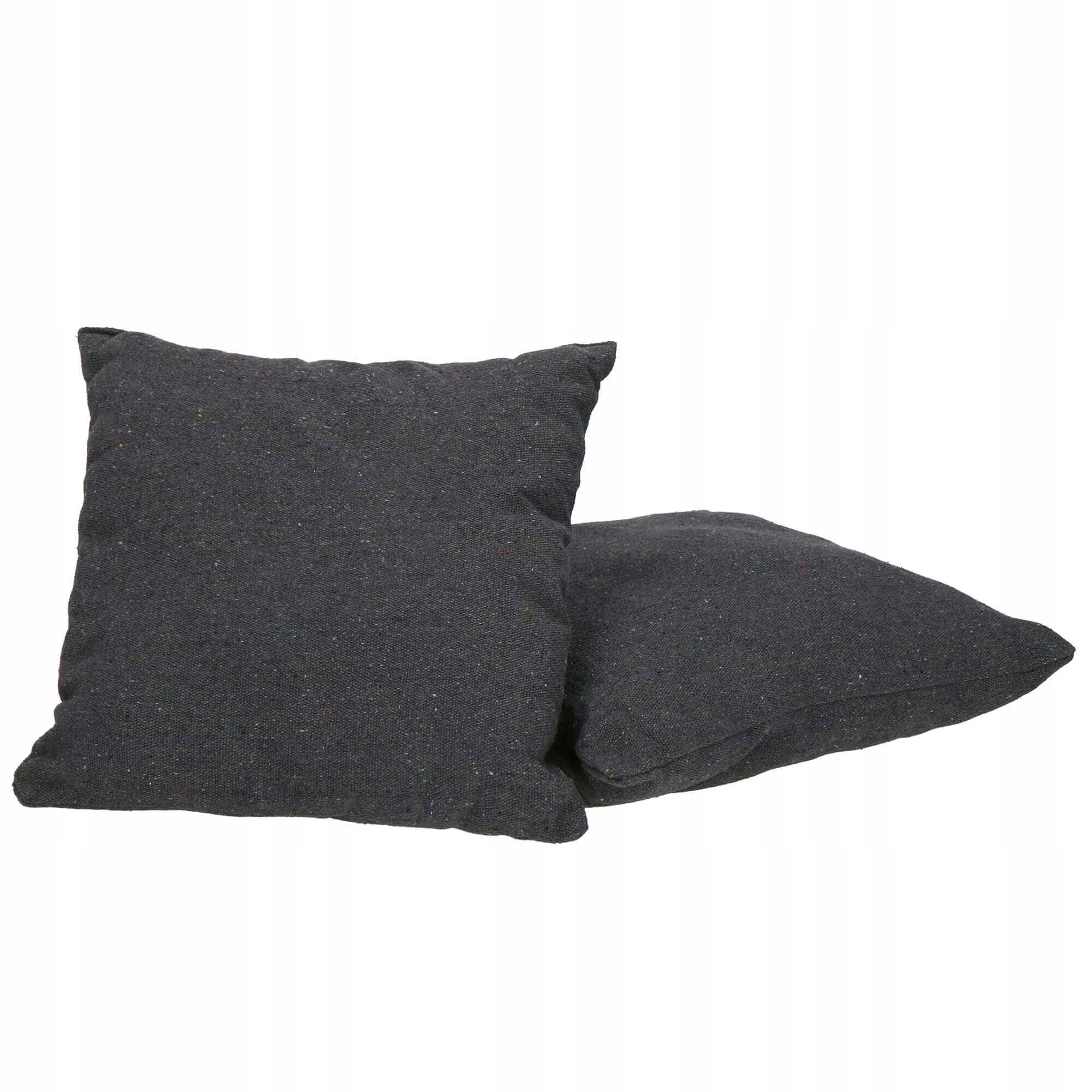 Hamac tip leagan suspendat pentru casa sau gradina HM19, gri deschis cu perne, 130x100cm, 150kg