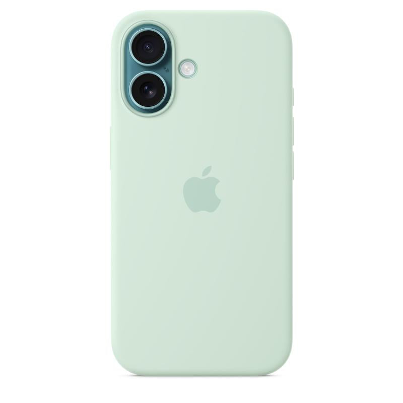 iPHONE Case 16 Silicone Gn (iPhone 16 Silicone Case with MagSafe - Aquamarine)