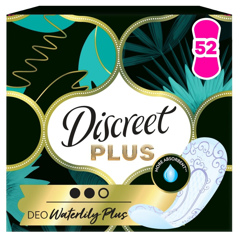 Absorbante, Discreet, Zilnice 52 buc plus Deo Waterlily plus