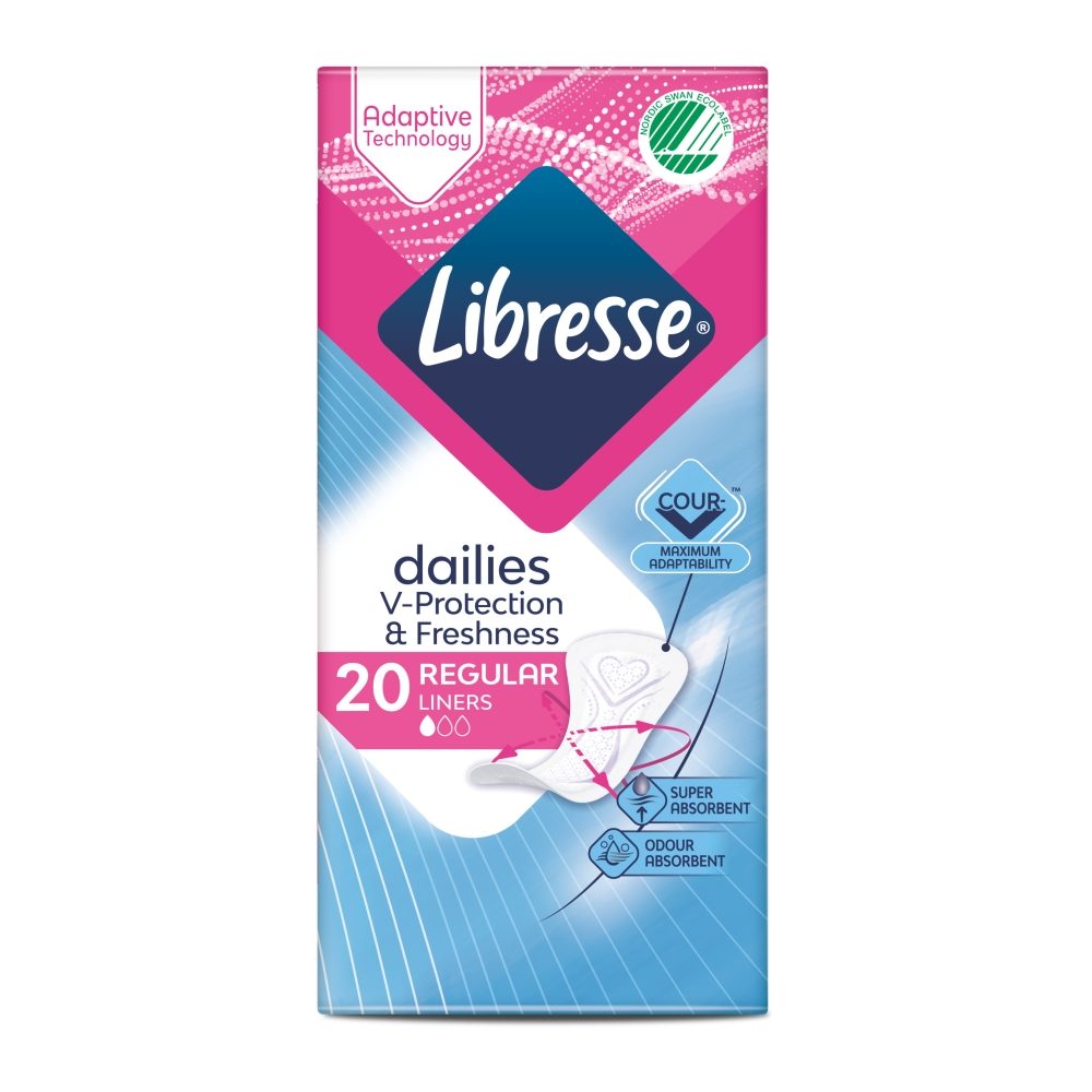 Absorbante, Libresse, Zilnice 20 buc Normal Daily Fresh