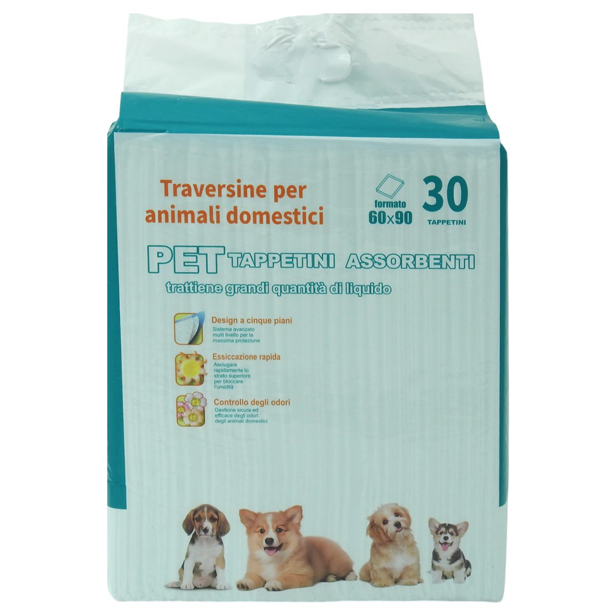 Absorbante, PET Paturici, 60x90 30 buc