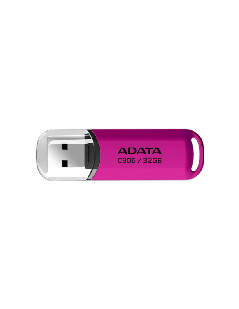 MEMORII USB Adata, protectie capac, 32GB, roz "AC906-32G-RPP"