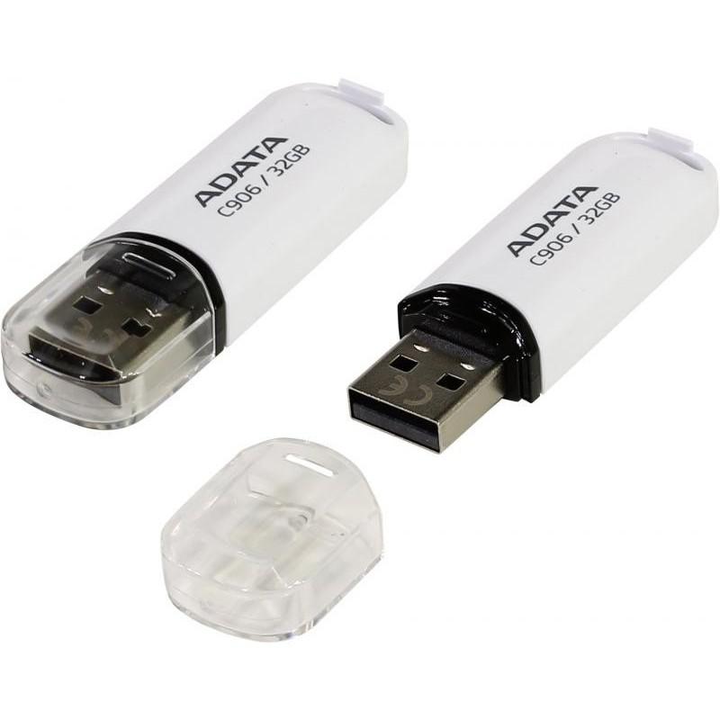 MEMORII USB 2.0 Adata, 32GB, alb "AC906-32G-RWB"