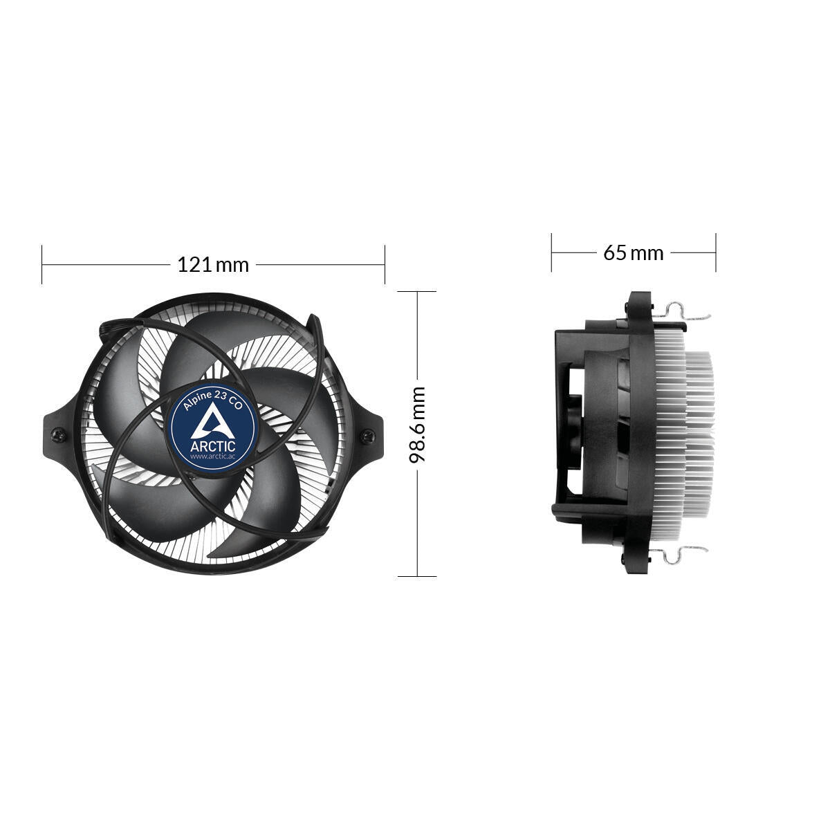 Cooler Arctic "Alpine 23 CO", compatibil skt AMD, racire cu aer, ventilator 90 mm, 2700 rpm, "ACALP00036A"