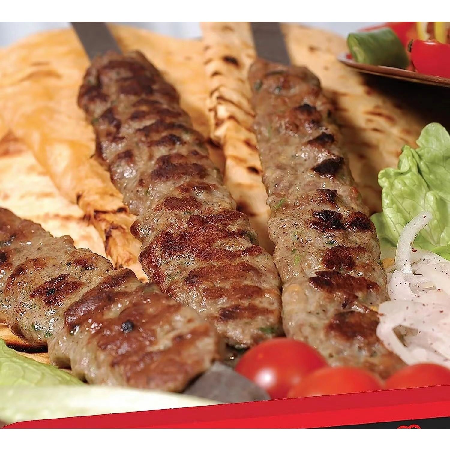 Presa pentru Carne, pentru Kebab, cu Maner, din ABS, 29 x 7.5 x 2.6 cm, Alb