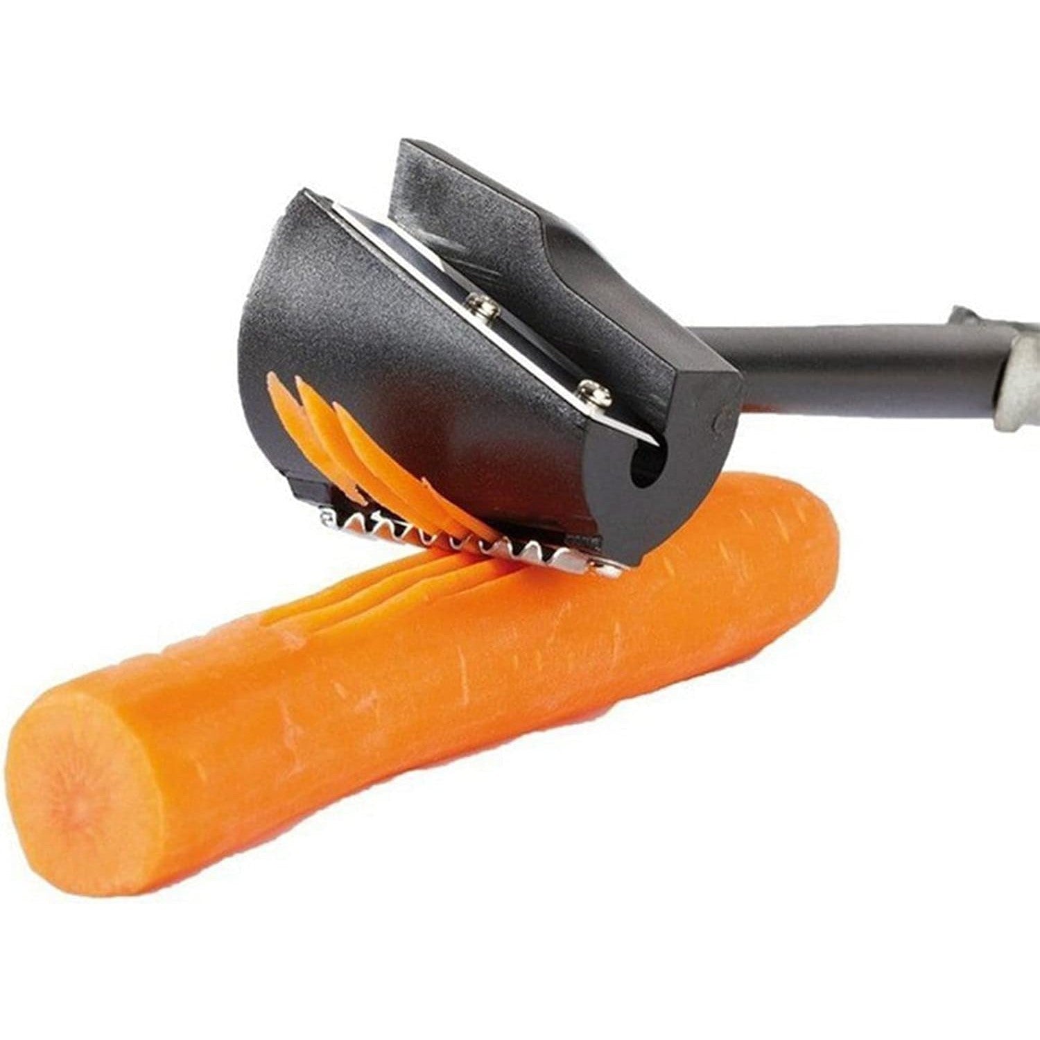 Accesoriu pentru Taiat in Forma de Spirala, Multifunctional pentru Legume, Cutit pentru Spirale, 16x5.5 cm, Negru