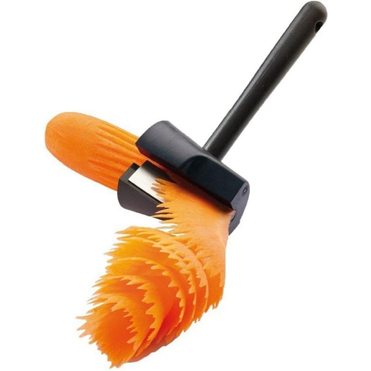 Accesoriu pentru Taiat in Forma de Spirala, Multifunctional pentru Legume, Cutit pentru Spirale, 16x5.5 cm, Negru