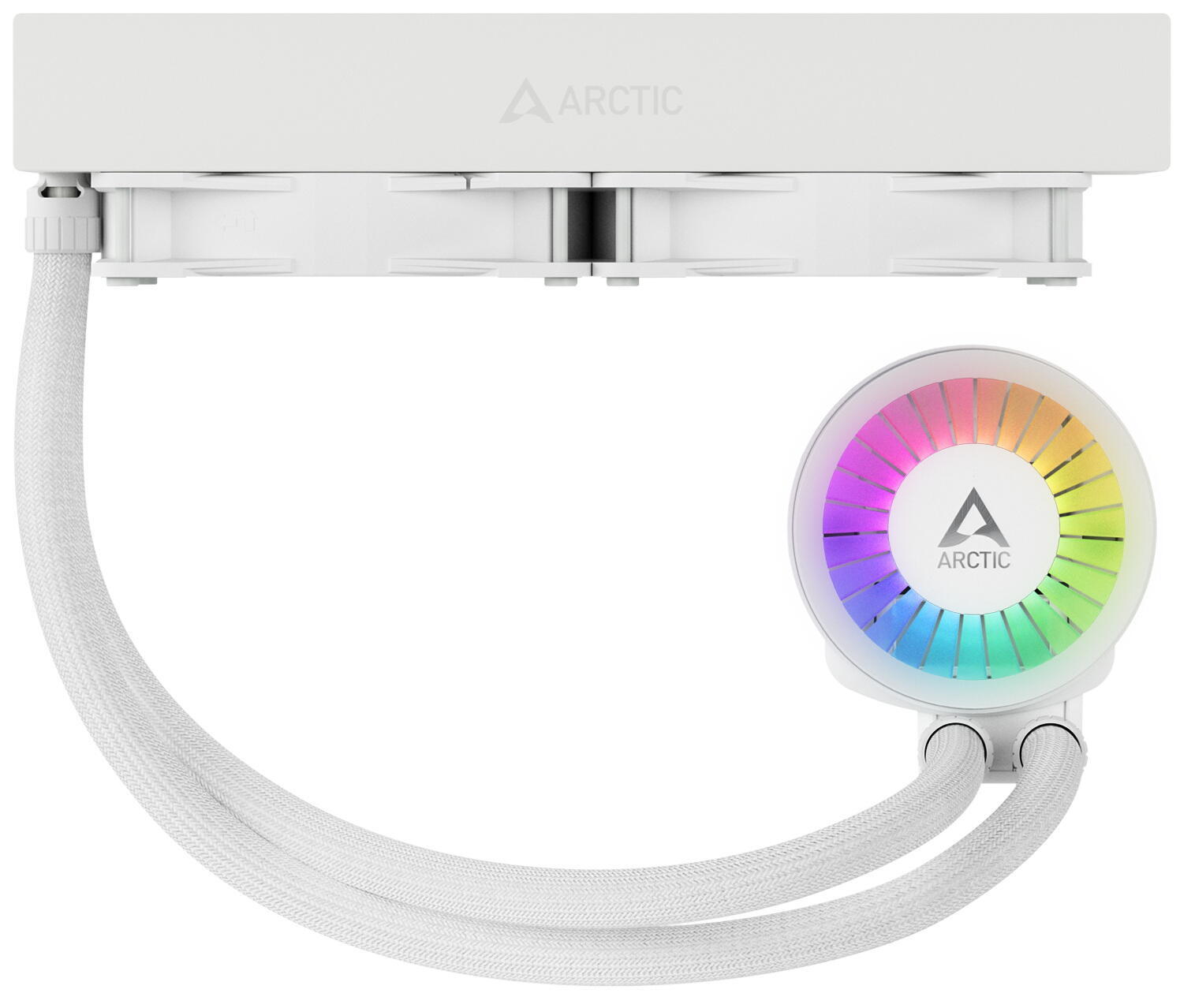 COOLER Arctic "Liquid Freezer III 280ARGB", racire lichid, skt. Intel LGA1700, AMD AM5/AM4,radiator aluminiu, pompa 2800rpm, fan 2x140mm,1900rpm,4-pin PWM,ARGB, alb "ACFRE00151A"