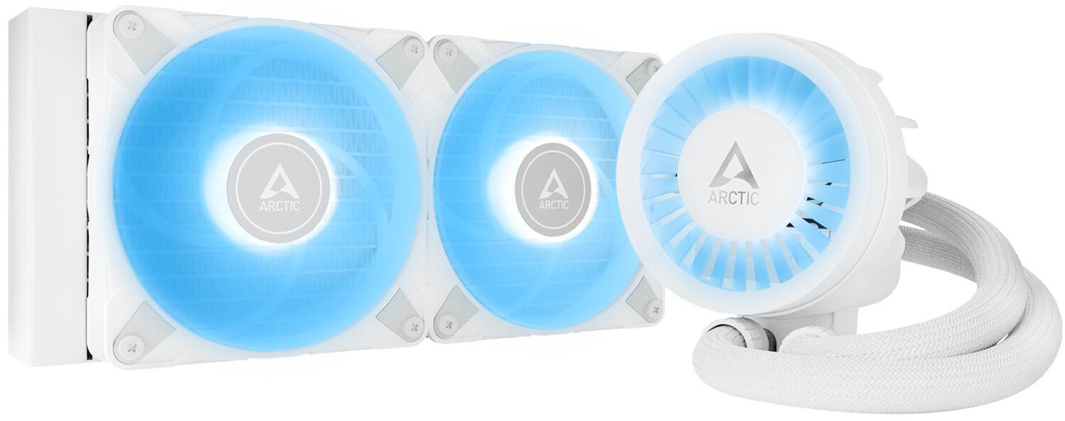 COOLER Arctic "Liquid Freezer III 280ARGB", racire lichid, skt. Intel LGA1700, AMD AM5/AM4,radiator aluminiu, pompa 2800rpm, fan 2x140mm,1900rpm,4-pin PWM,ARGB, alb "ACFRE00151A"