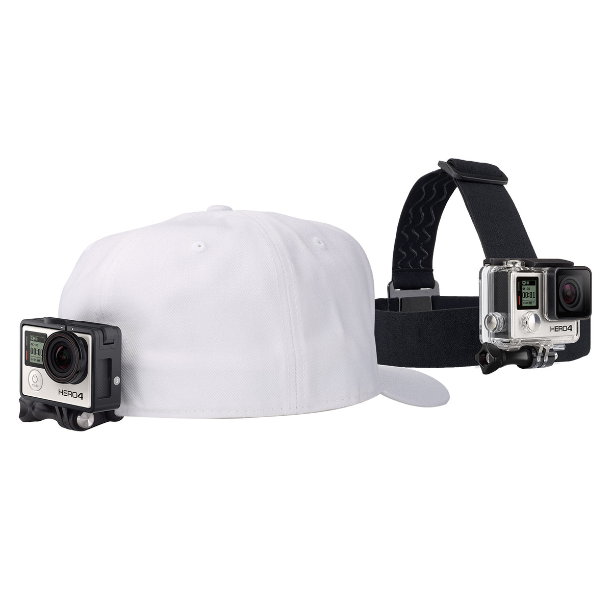 Montura GoPro cap + prindere clema 