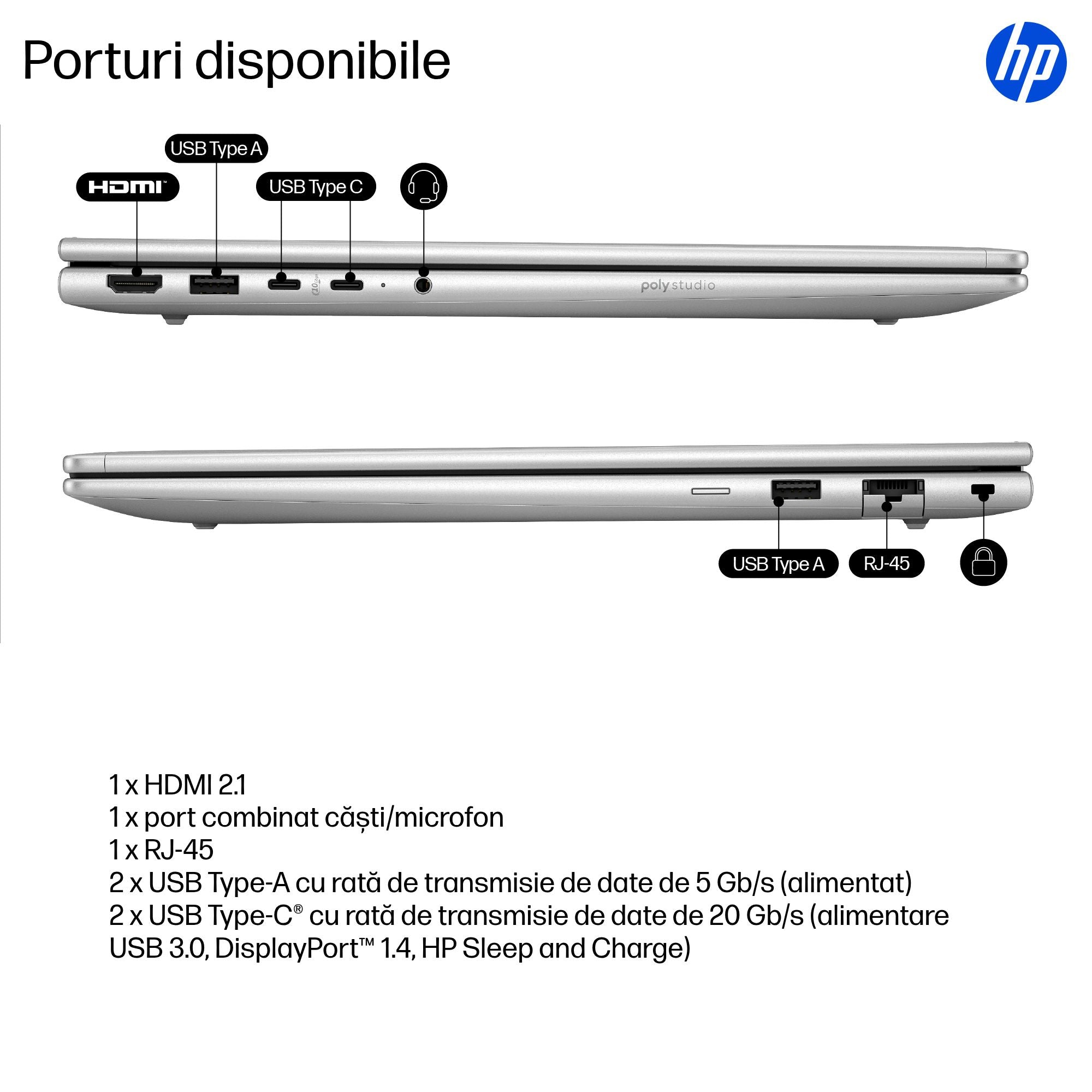 NB PB 4 G1I AI CU5-225H 16"/16/512GB W11P AD2L3ET HP "AD2L3ET" (timbru verde 3.5 lei)