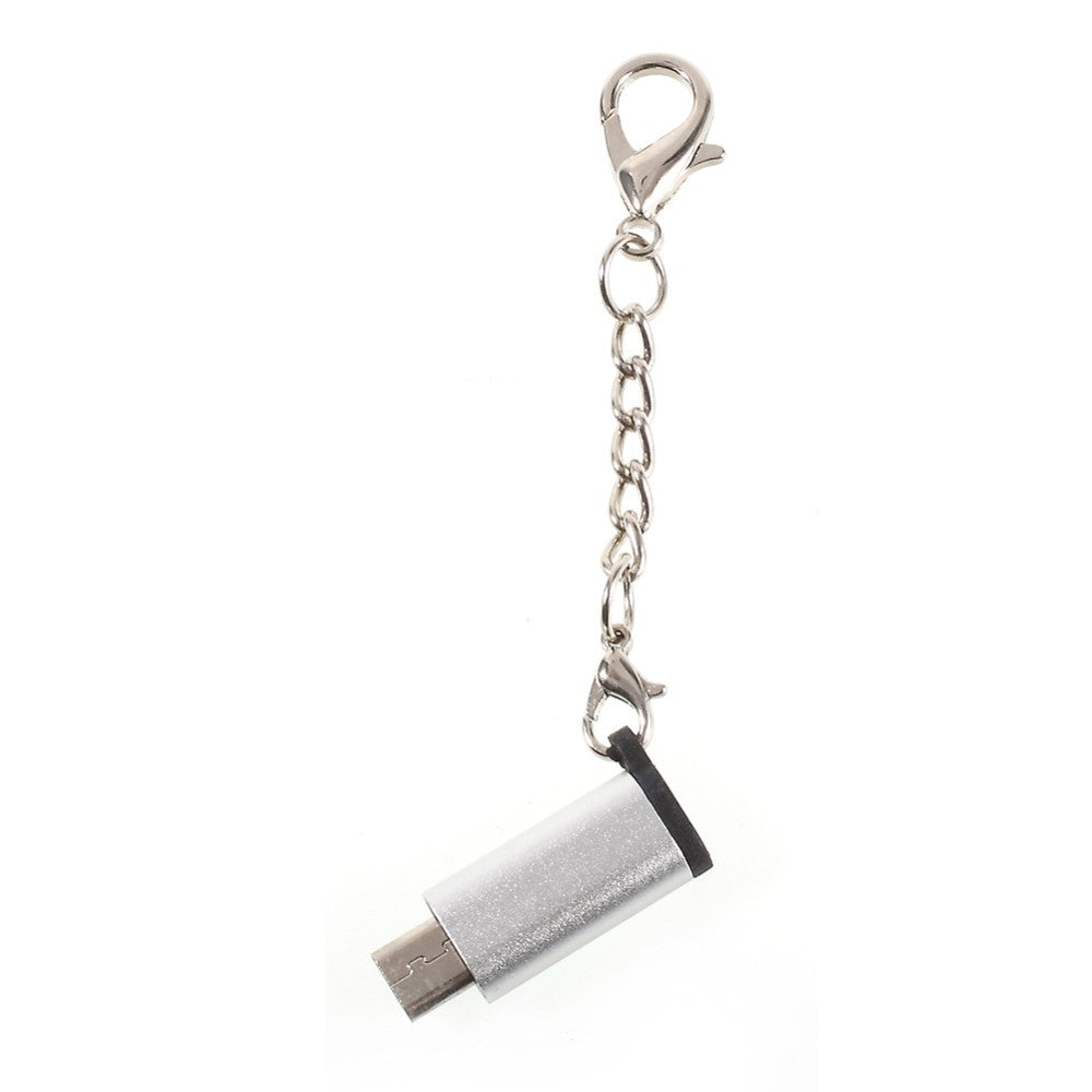 Adaptor Micro-USB to Type-C 2,4 cm Argintiu
