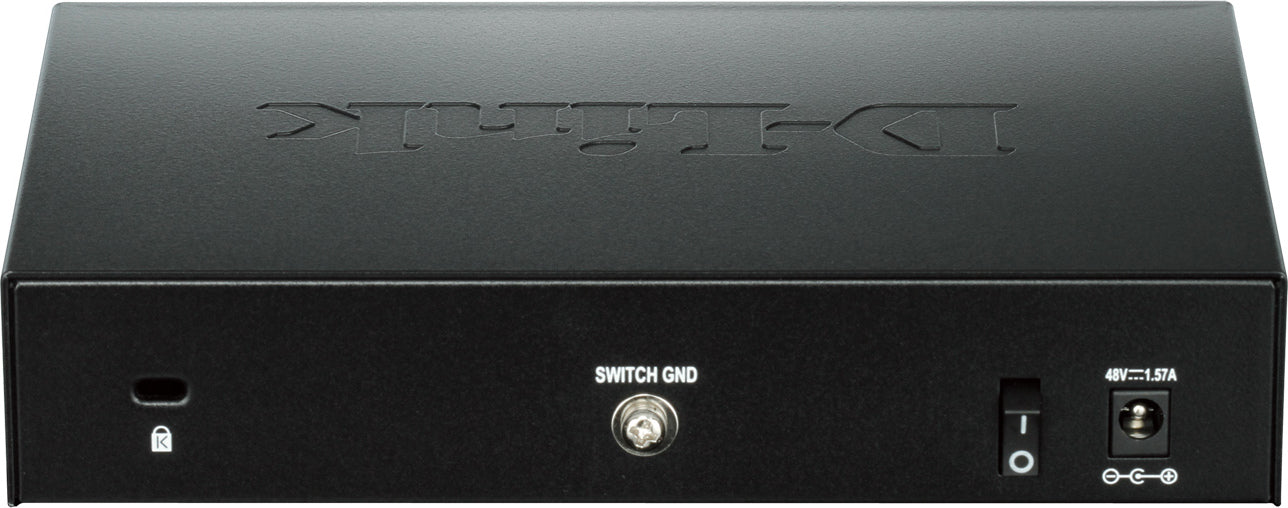 SWITCH PoE D-LINK Smart 8 porturi Gigabit (8 PoE) + 2 porturi SFP, IEEE 802.3af/at, carcasa metalica, rackabil, "DGS-1210-08P"