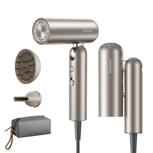 HAIR DRYER POCKET PRO/AHD51 PRO-TITANIUM GOLD DREAME "AHD51 PRO-TITANIUM GOLD"