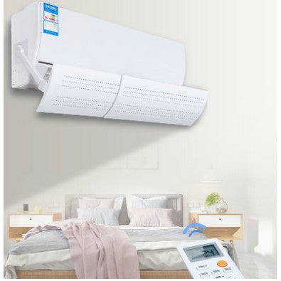 Deflector pentru Aer Conditionat, Model M cu Deschidere Completa, Accesoriu pentru Directionarea Fluxului de Aer si Reducerea Curentului Direc, 56 x 18 cm