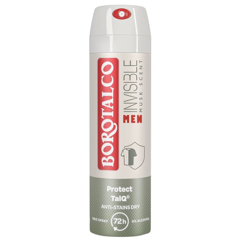 Antiperspirant Deodorant, Borotalco, 150 ml Men Invisibil Musk Scent