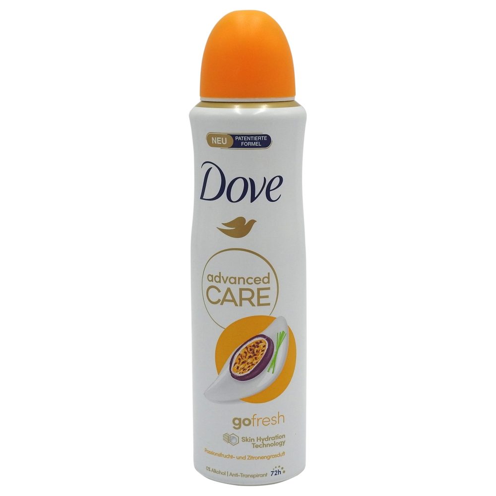 Antiperspirant Deodorant, Dove, 150 ml Advanced Care Fresh Passion Fruit 72H