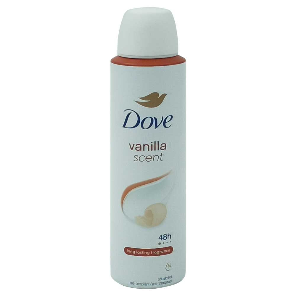 Antiperspirant Deodorant Spray, Dove, 150 ml, for Women, Aroma Vanilla