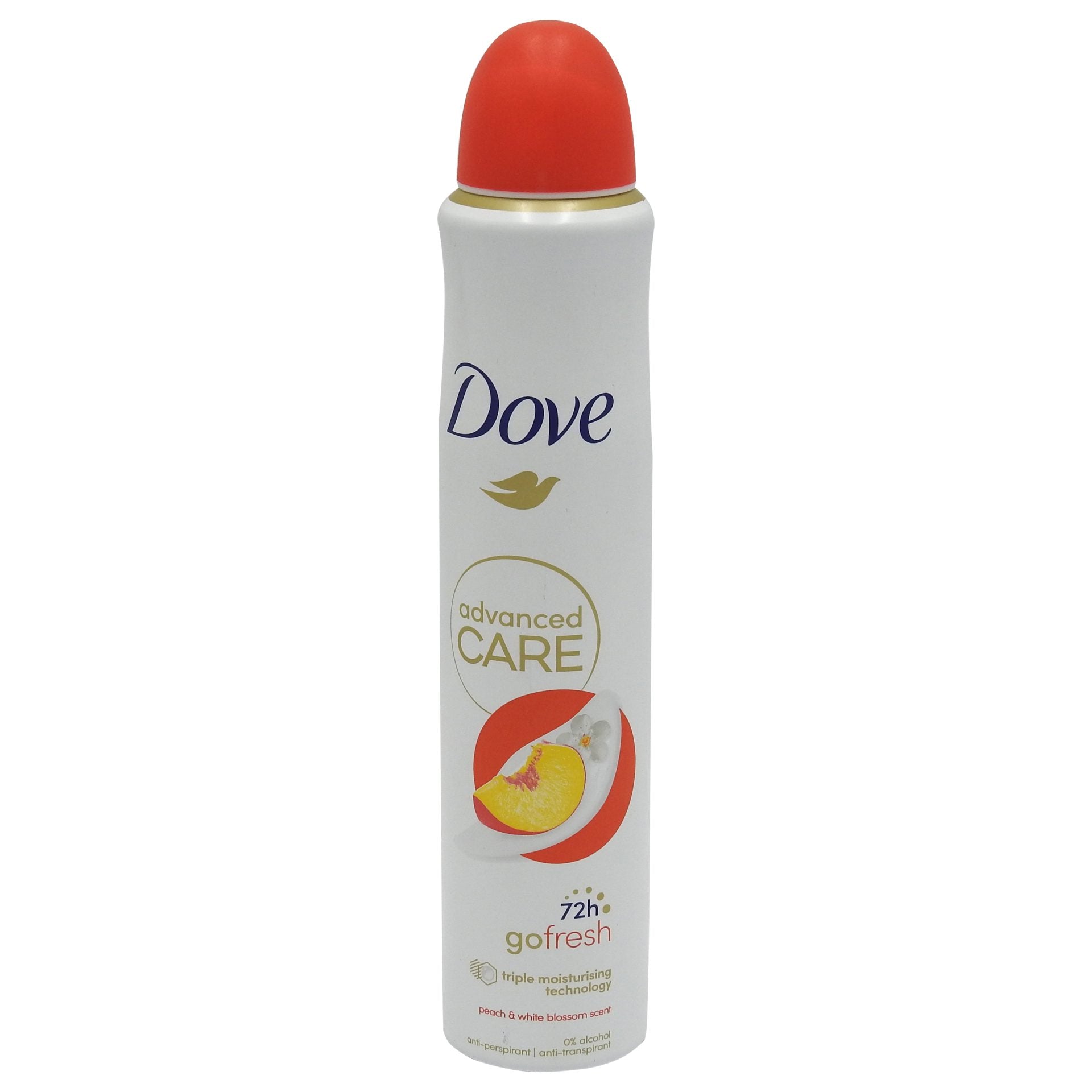 Antiperspirant Deodorant, Dove, 200 ml Advanced Care Peach White Blossom 72H