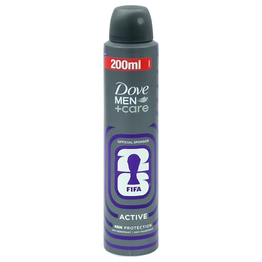 Antiperspirant Deodorant, Dove, 200 ml Men Care, Active 48H