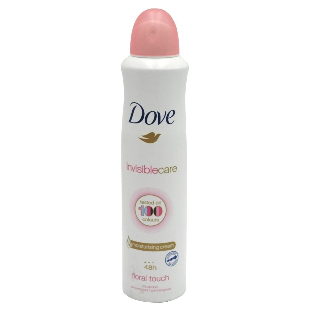 Antiperspirant Deodorant, Dove, 250 ml Invisible Care Floral Touch