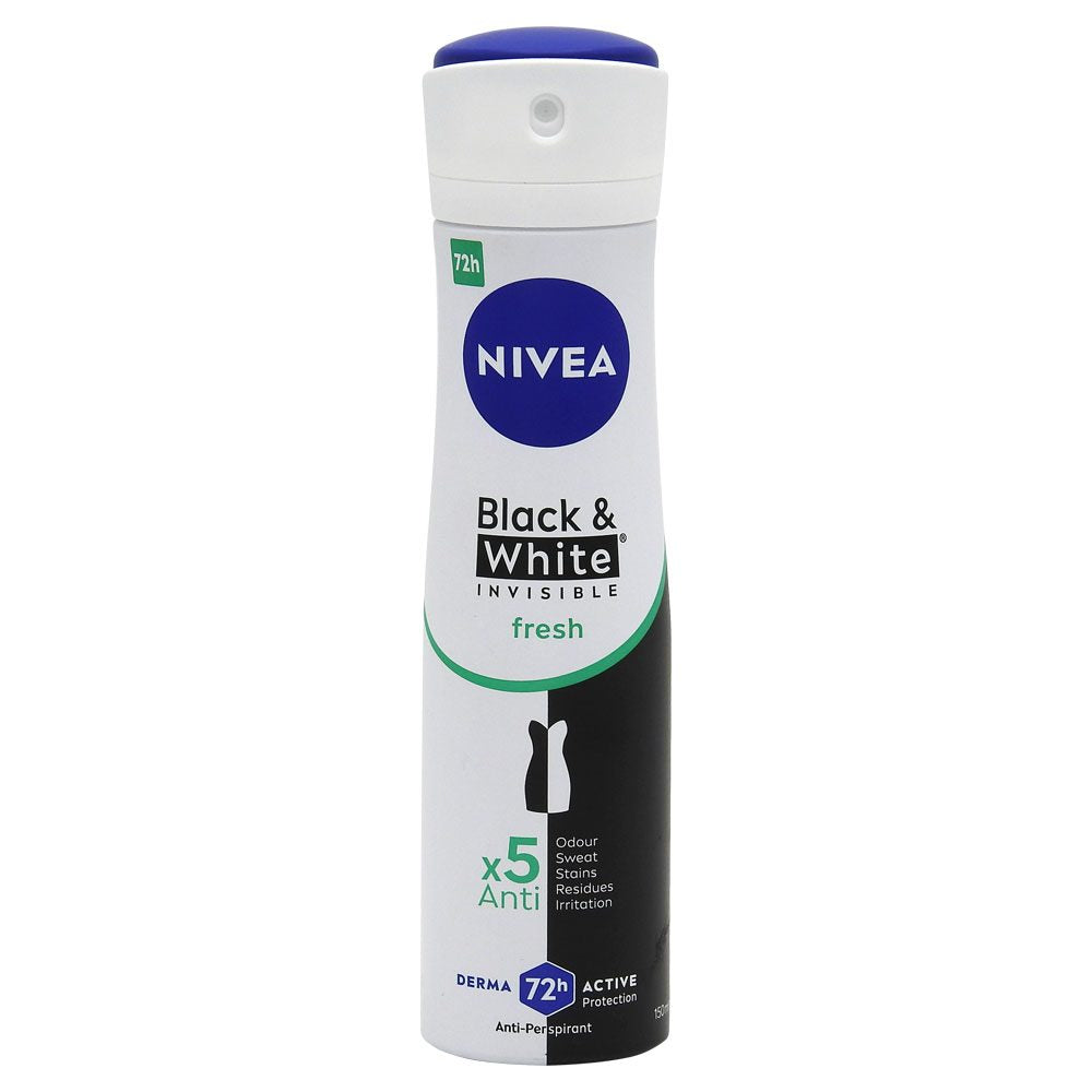 Antiperspirant Deodorant, Nivea, 150 ml Invisible Bw Fresh