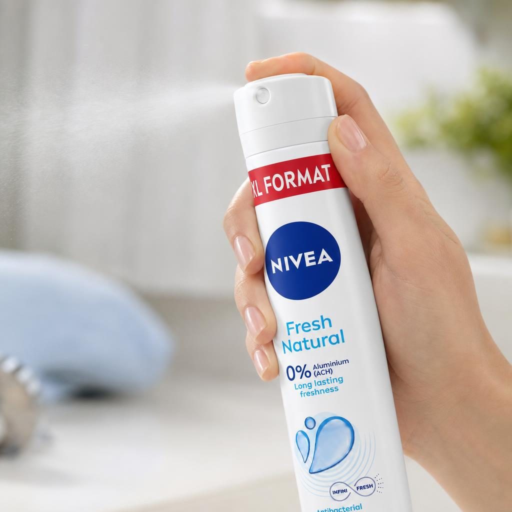 Antiperspirant Deodorant, Nivea, 200 ml Fresh Natural