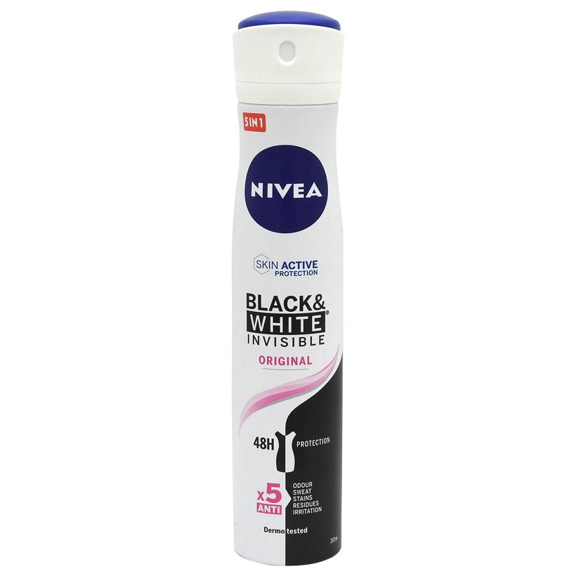 Antiperspirant Deodorant, Nivea, 200 ml Invisible Bw Original