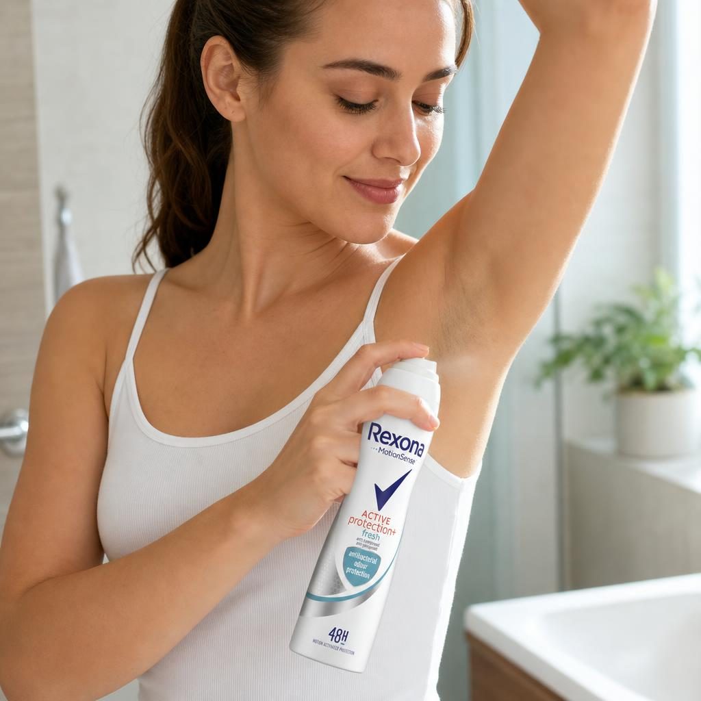 Antiperspirant Deodorant Spray, Rexona 48 h, 150 ml, Active Shield Fresh
