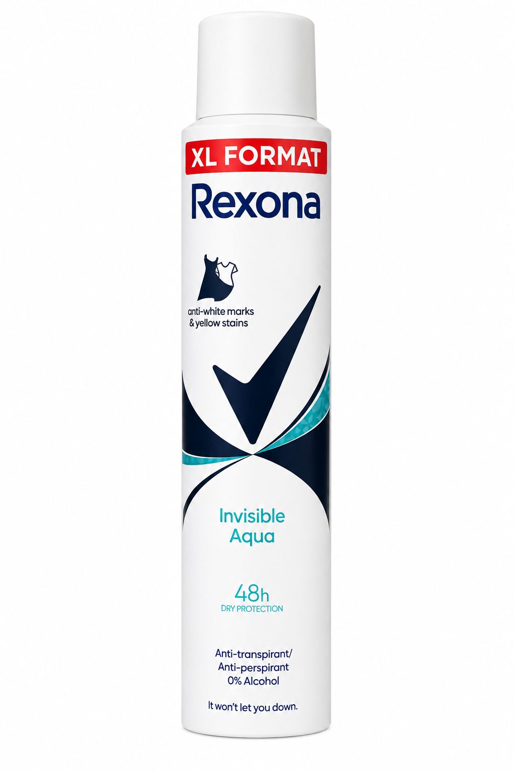Antiperspirant Deodorant, Rexona, 200 ml Invisible Aqua