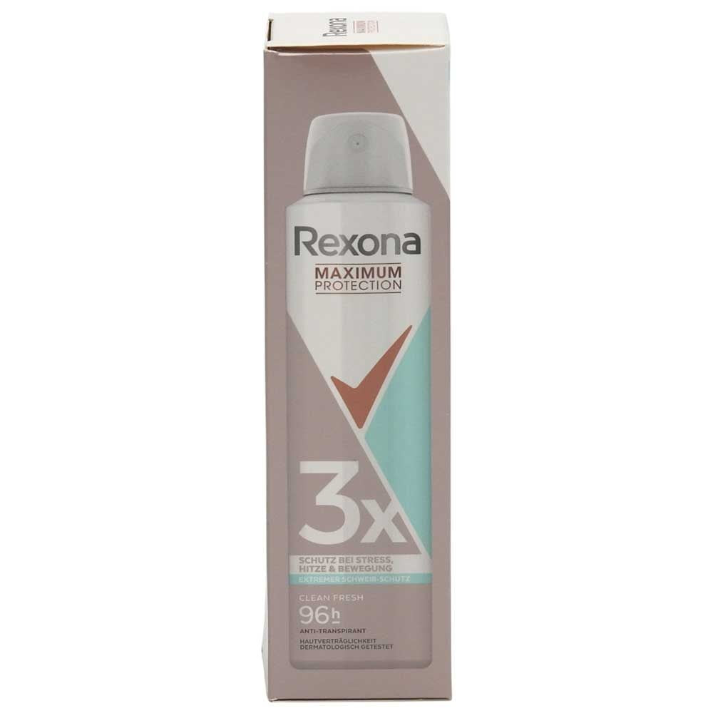 Antiperspirant Deodorant, Rexona, Maximum Protection 150 ml Clean Fresh