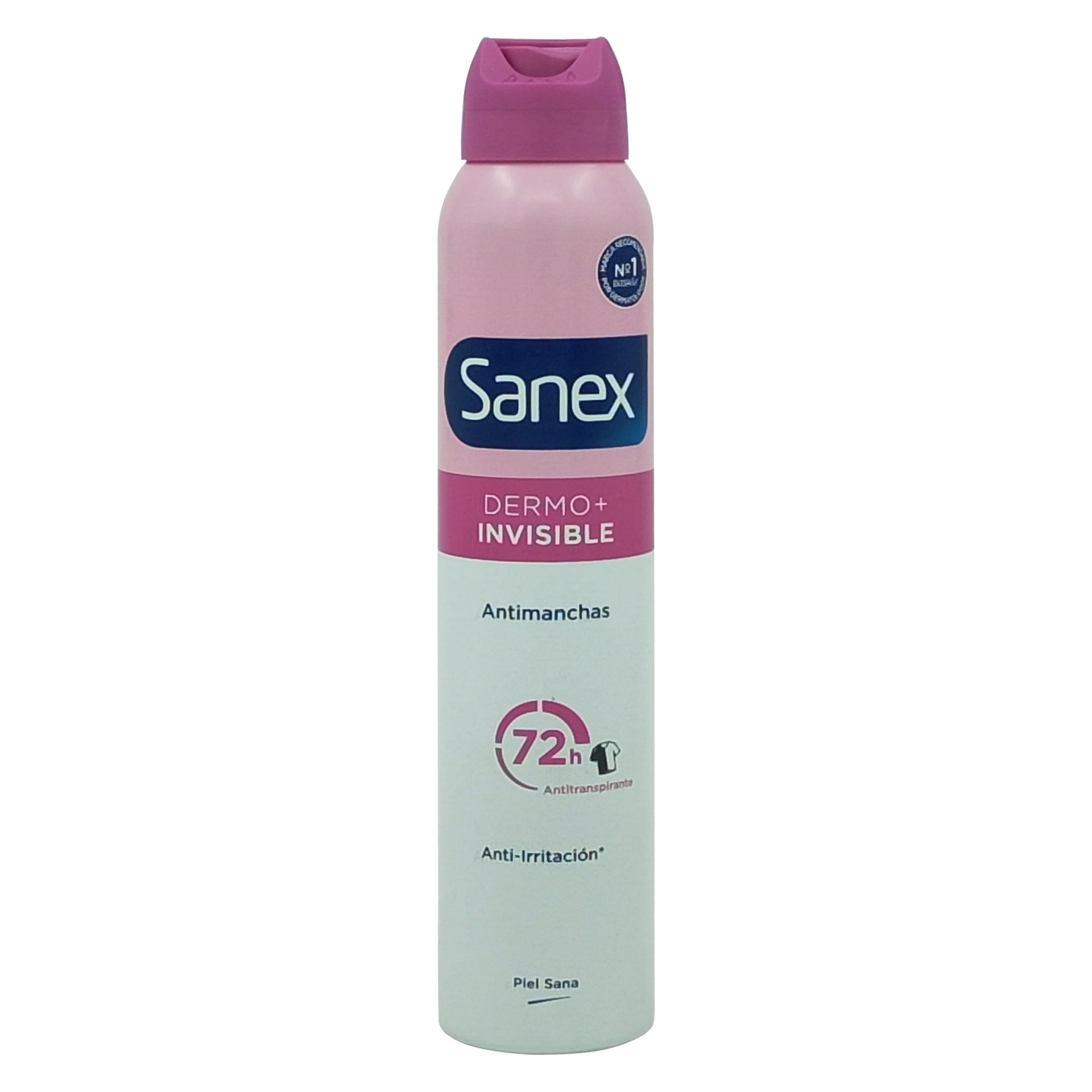 Antiperspirant Deodorant Spray, Sanex Dermo, 200 ml, Invisible cu Protectie 72 h