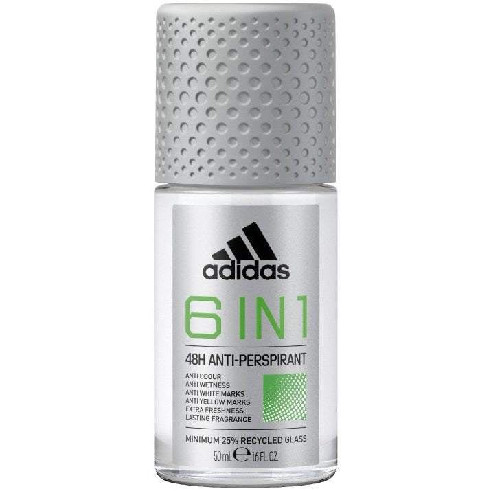 Antiperspirant Roll-On, Adidas, 50 ml, 6 in 1, Protectie 48 h