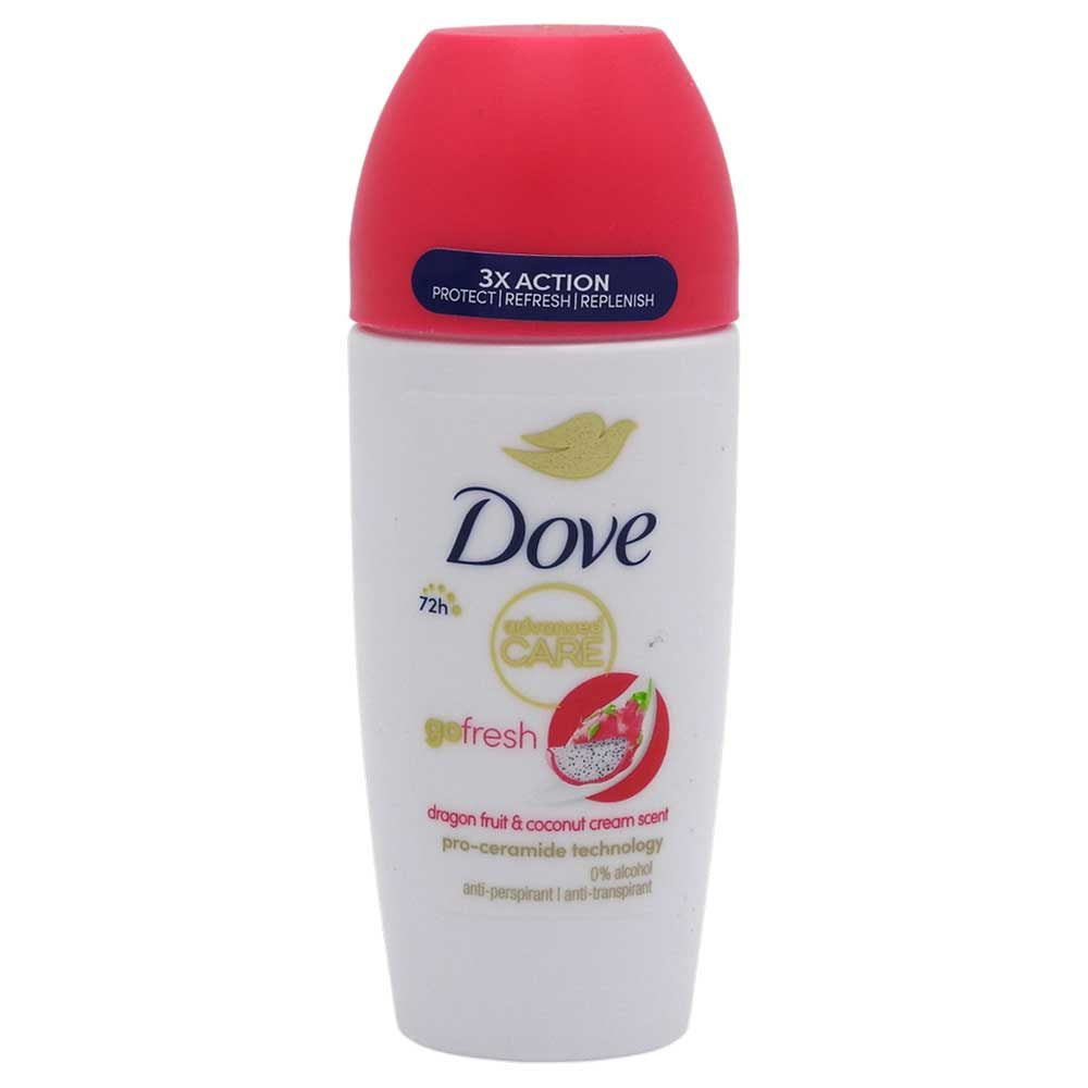 Antiperspirant Roll-On, Dove, 50 ml, Go Fresh Dragon Fruit