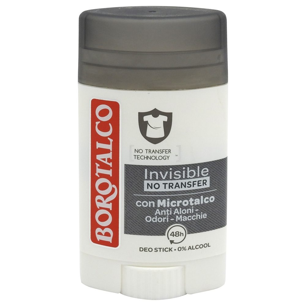 Antiperspirant Stick, Borotalco, 40 ml Invisible