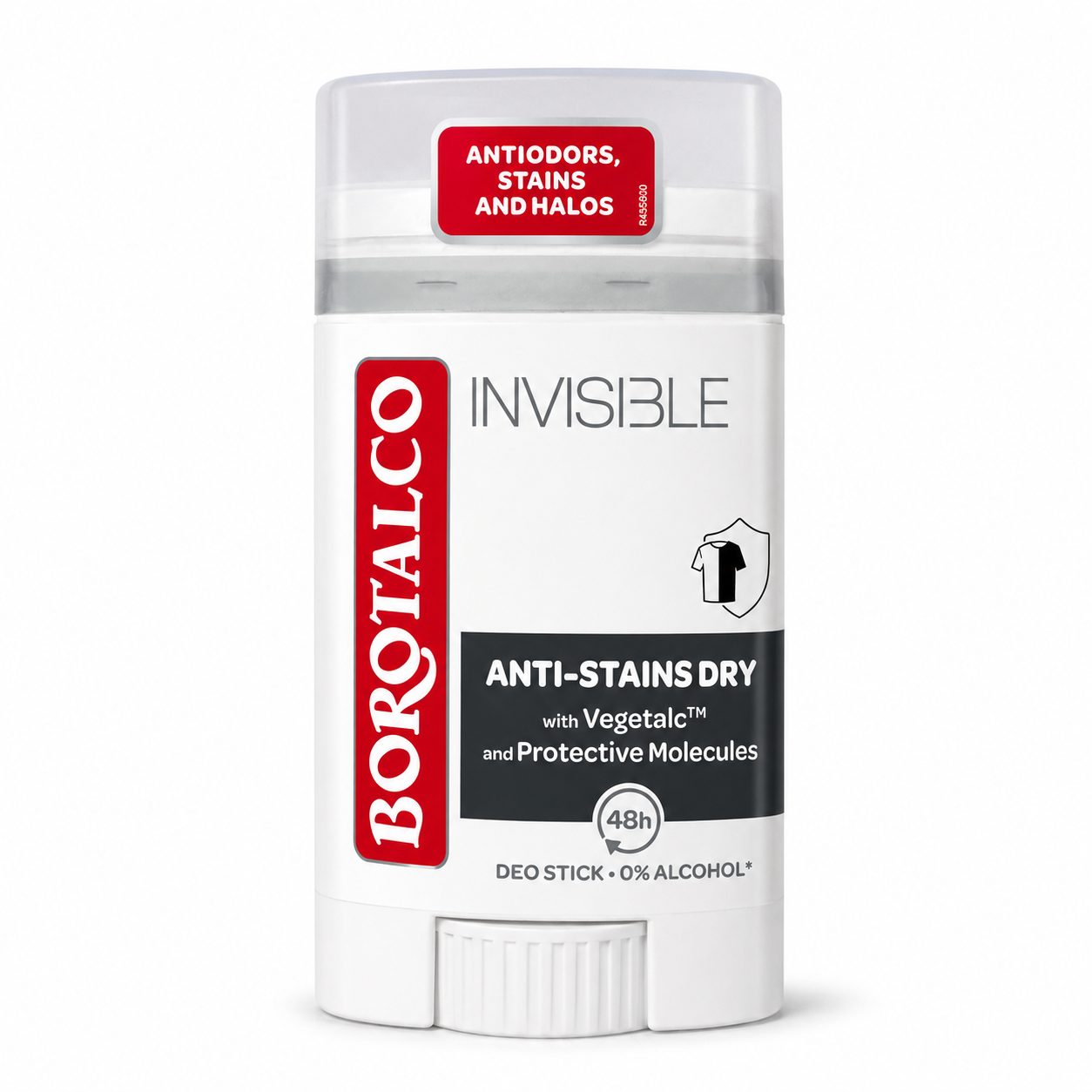 Antiperspirant Stick, Borotalco, 40 ml Invisible
