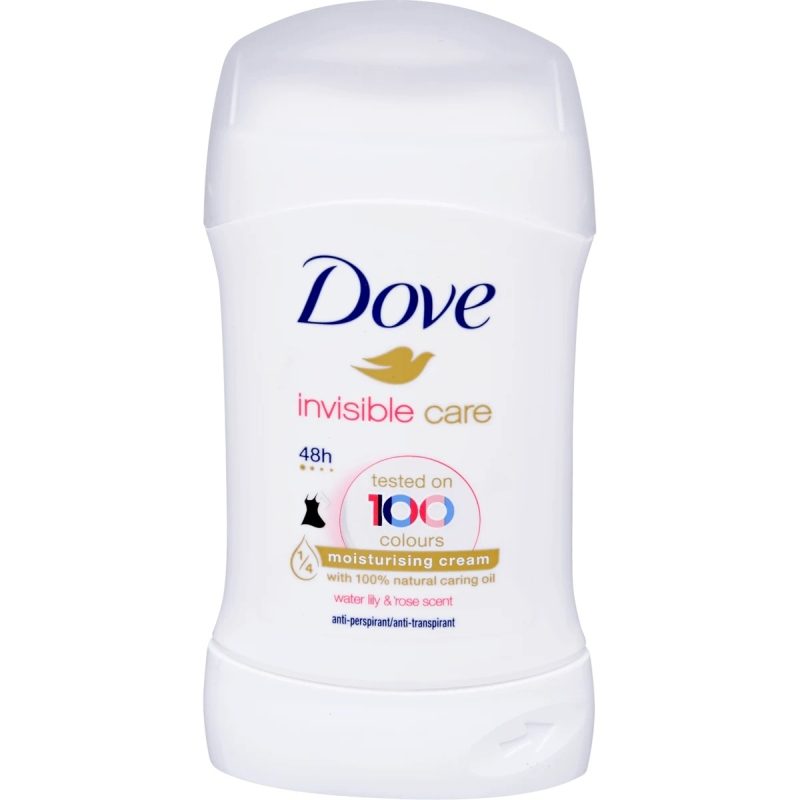 Antiperspirant Stick, Dove, 40 ml Invisible Care
