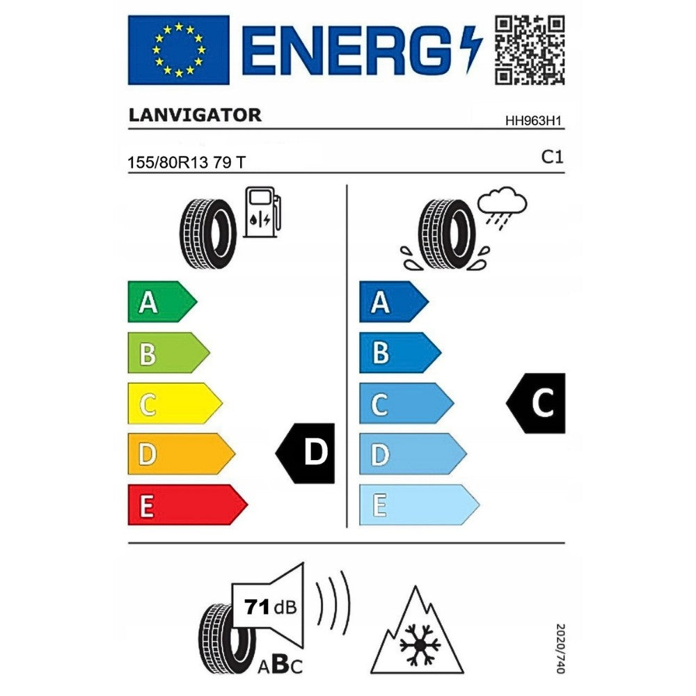Anvelopa All Season LANVIGATOR CATCHFORS A/S 155/80/R13 79T, Aderenta Sporita pe Zapada si Umed, Confort si Durabilitate