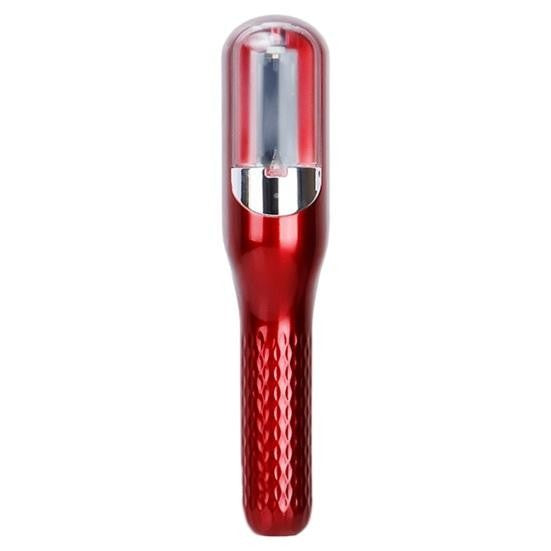 Aparat de Reparare a Varfurilor Despicate, Netezirea Firului de Par, din ABS+PC, cu Ioni Negativi, Baterie 500 mAh, 24.8 x 5.3 x 5 cm, Rosu
