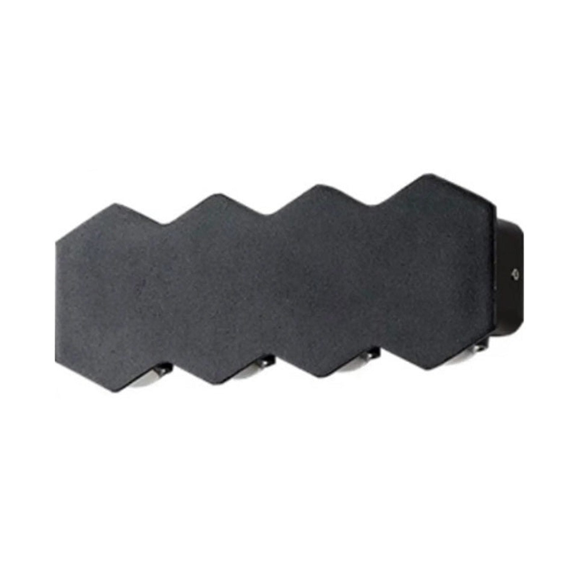Aplica LED AX231, Exterior si Interior, 8 Surse, 16W, Negru, 3000K