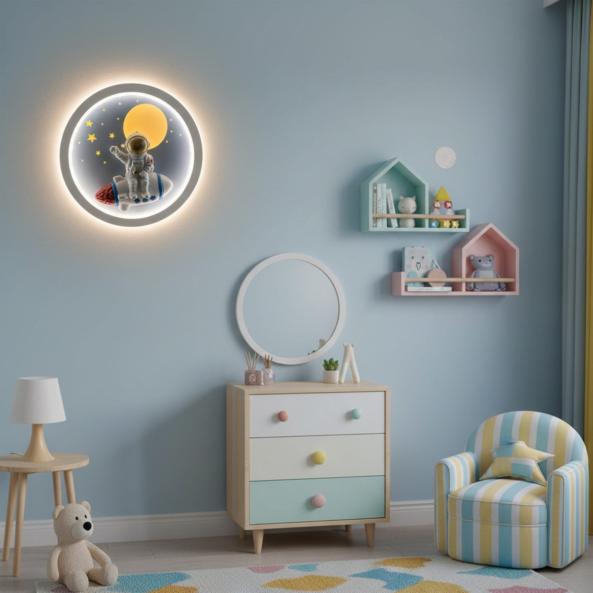 Aplica LED COSMO, 44W, Lumina Calda/Neutra/Rece, Alb