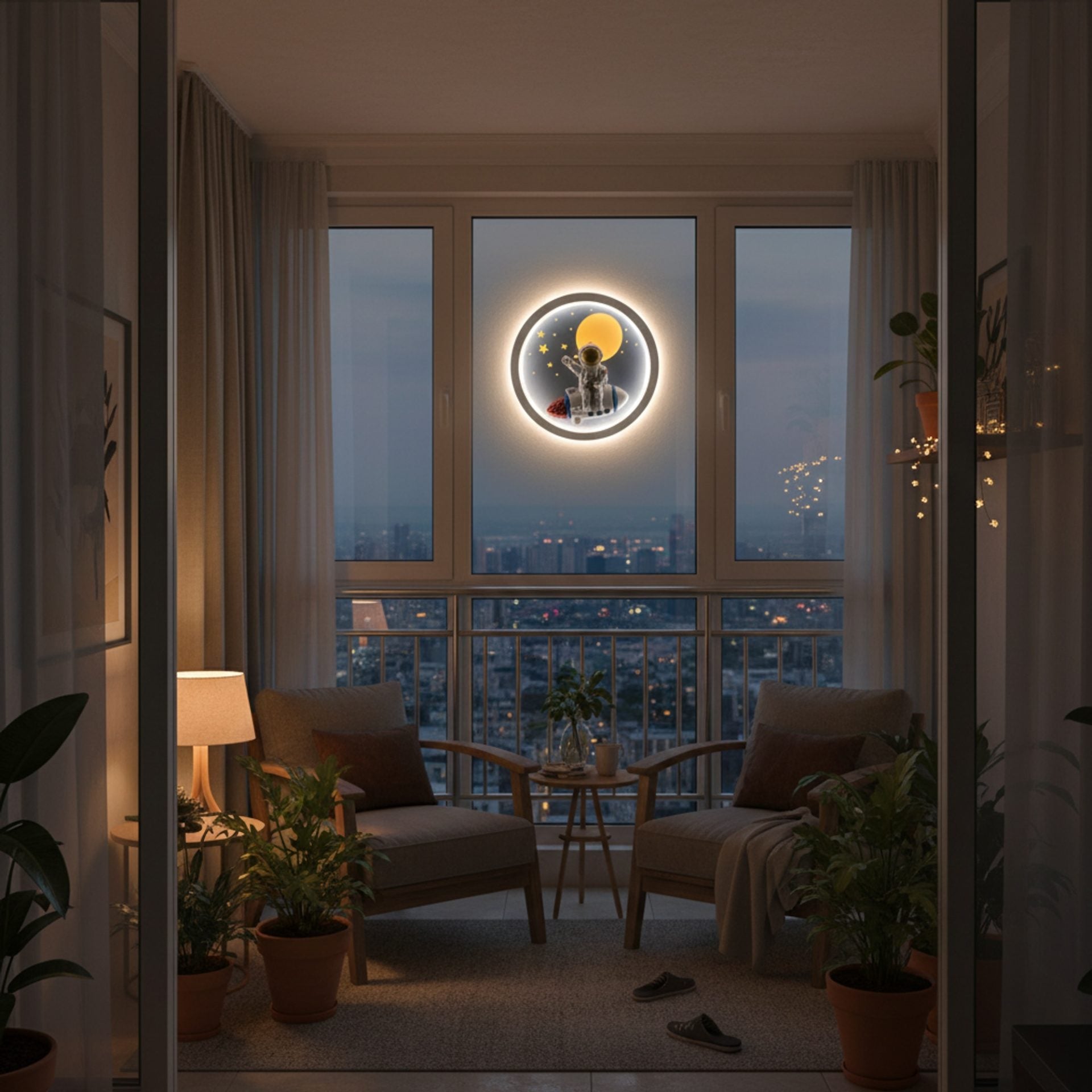 Aplica LED COSMO, 44W, Lumina Calda/Neutra/Rece, Alb