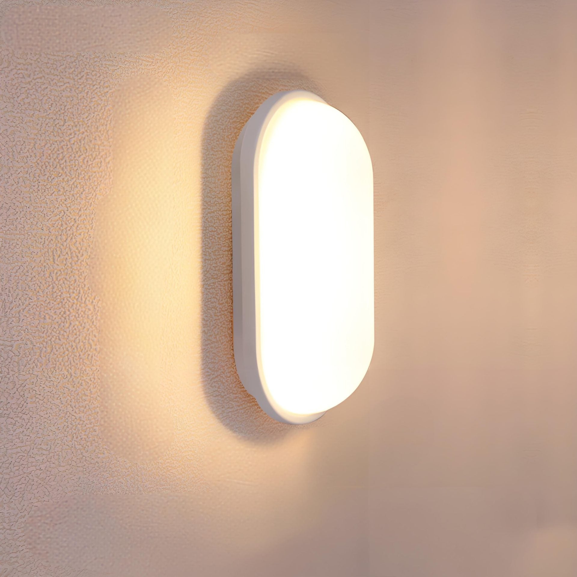 Aplica LED de Exterior AX320/218WH, Lumina Calda 3000K, IP65, Alb, Metal
