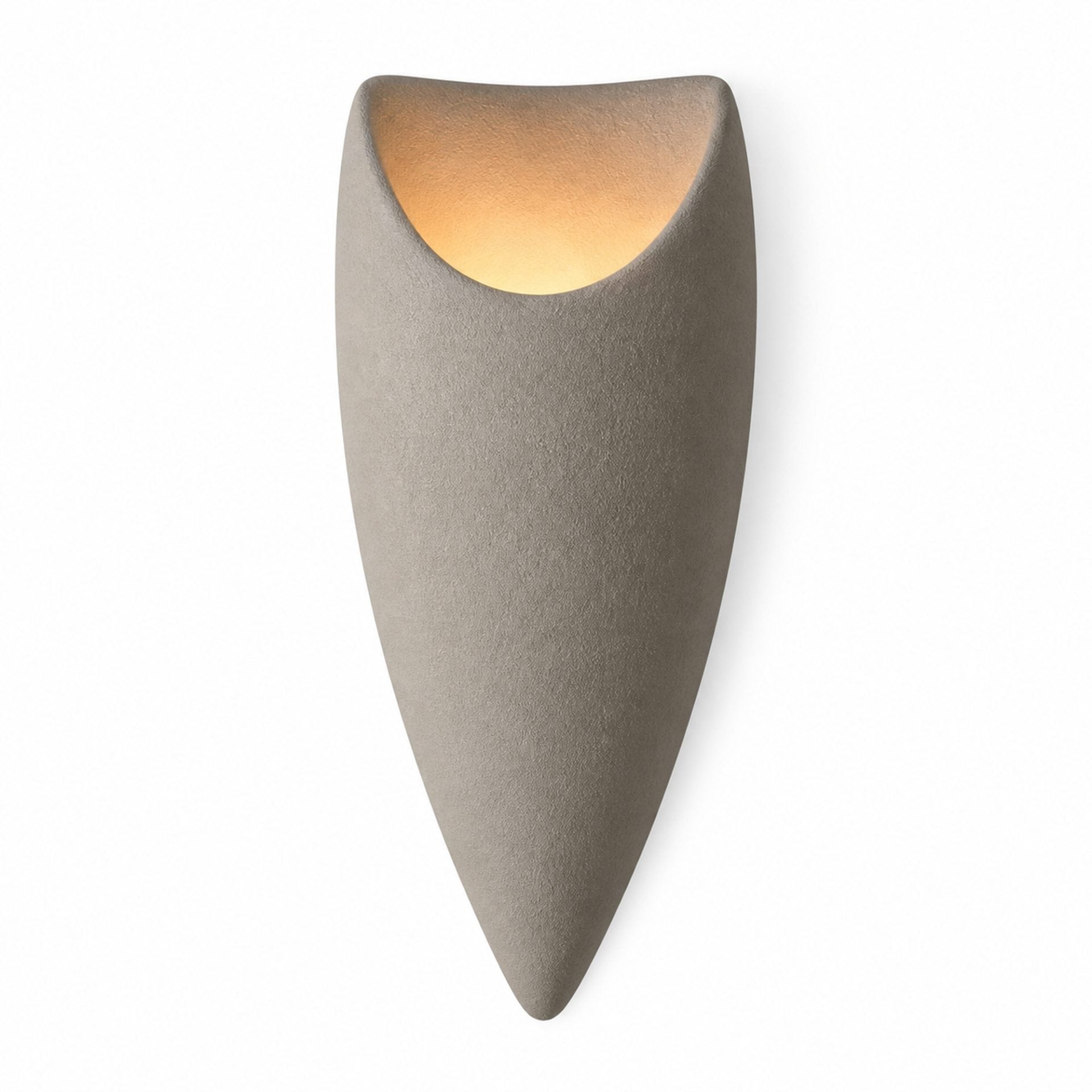 Aplica LED Decorativa CORVUS, 40x18cm, 1xE27, Polistiren, Gri